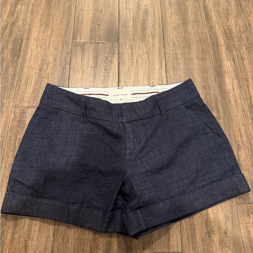 Dear John Hampton Short Dark Blue Women's Shorts Size 27